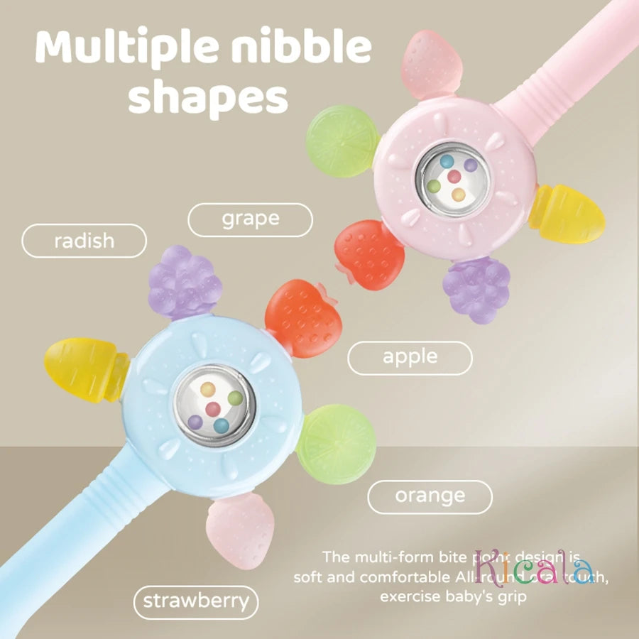 Fruit Teether Rattle Toy 🍓