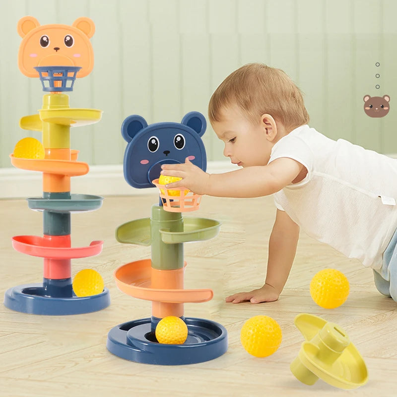 Montessori Rolling Ball Tower 🧠