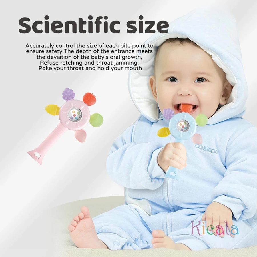 Fruit Teether Rattle Toy 🍓