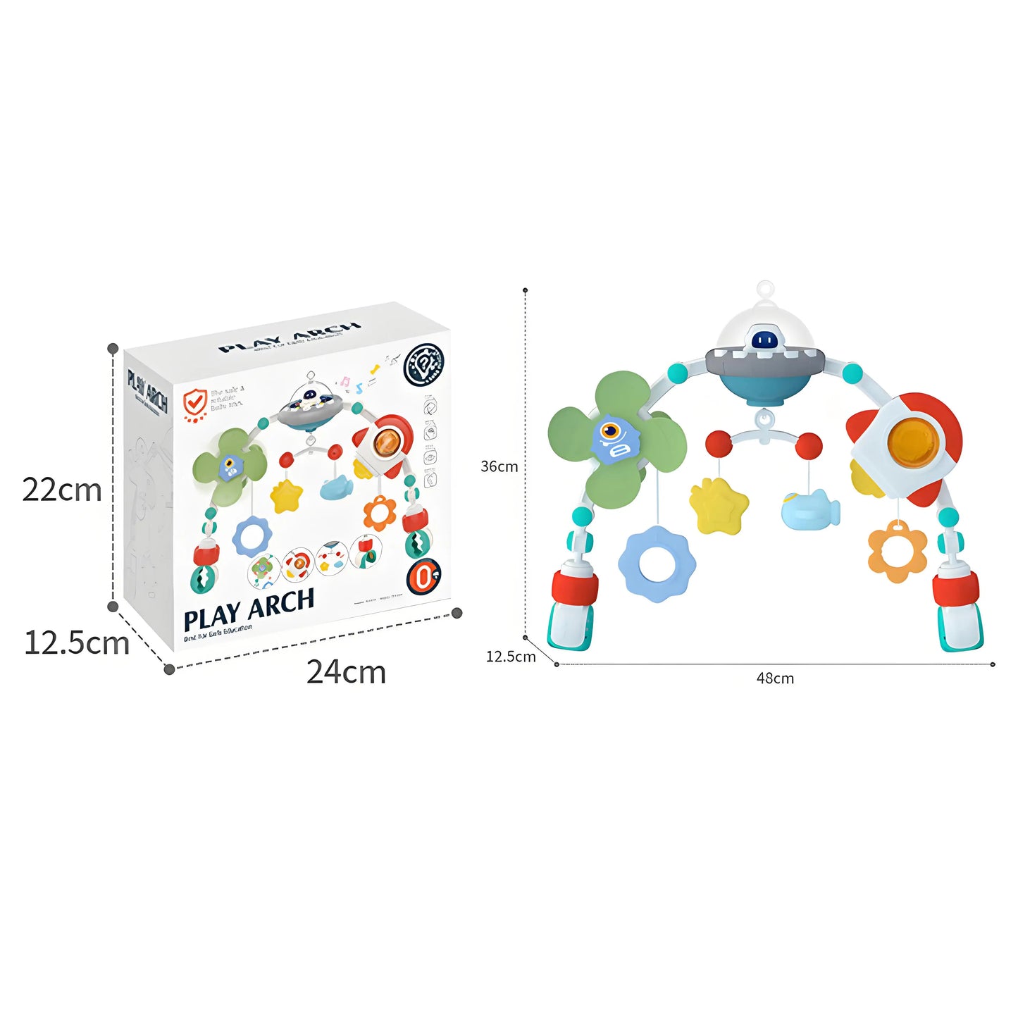 Cosmic Crib Musical Arch🚀(Complete Space Set)