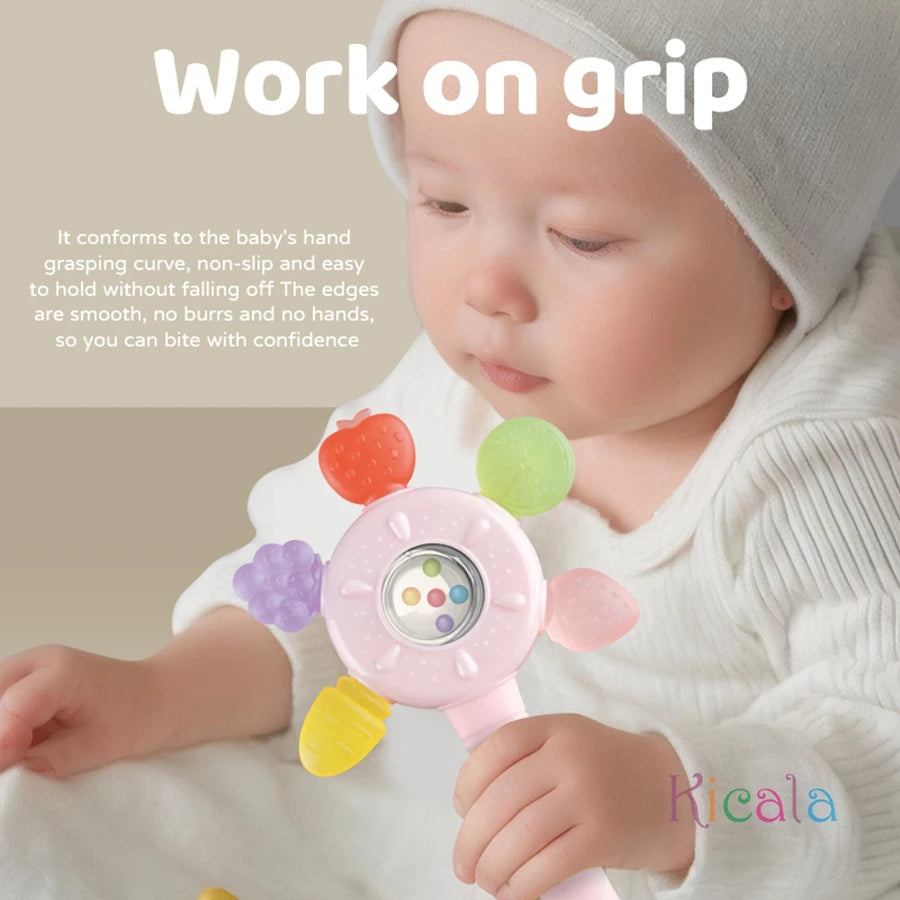 Fruit Teether Rattle Toy 🍓