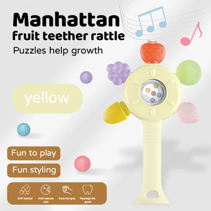 Fruit Teether Rattle Toy 🍓